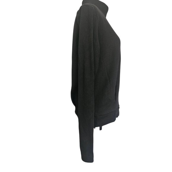 Alo Yoga Clarity Sweatshirt Women's Small Black Pullover Turtleneck Athleisure - Picture 3 of 13